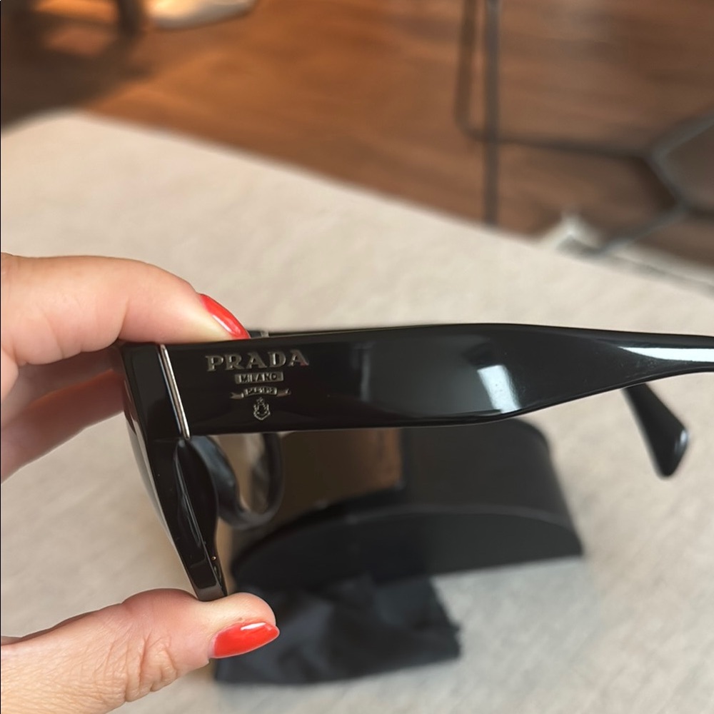 Prada Black Cat-Eye Sunglasses - Picture 2 of 4